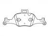 刹车片 Brake Pad Set:31 11 6 883 470