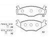 刹车片 Brake Pad Set:867 698 151