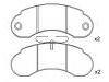 刹车片 Brake Pad Set:631 420 03 20