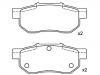 刹车片 Brake Pad Set:43022-S04-E02