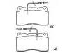 刹车片 Brake Pad Set:9 404 252 548