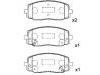 刹车片 Brake Pad Set:58101-07A10