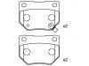 刹车片 Brake Pad Set:44060-04U86