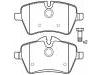 刹车片 Brake Pad Set:34 11 6 770 251