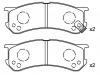 刹车片 Brake Pad Set:04491-97502-000