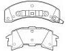 刹车片 Brake Pad Set:12300238