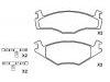 Bremsbelagsatz, Scheibenbremse Brake Pad Set:191 698 151 B