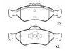 Bremsbelagsatz, Scheibenbremse Brake Pad Set:YS61-2K021-AA