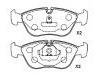 Bremsbelagsatz, Scheibenbremse Brake Pad Set:271 587