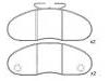 Bremsbelagsatz, Scheibenbremse Brake Pad Set:631 420 00 20