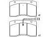 Bremsbelagsatz, Scheibenbremse Brake Pad Set:9316 1314