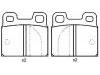 Bremsbelagsatz, Scheibenbremse Brake Pad Set:0060 724 237