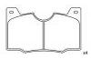 Bremsbelagsatz, Scheibenbremse Brake Pad Set:180507