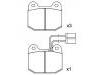 Bremsbelagsatz, Scheibenbremse Brake Pad Set:0060 719 983