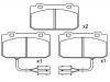 Bremsbelagsatz, Scheibenbremse Brake Pad Set:0060 750 760