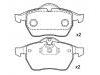 Bremsbelagsatz, Scheibenbremse Brake Pad Set:16 05 036