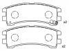 Bremsbelagsatz, Scheibenbremse Brake Pad Set:44060-32G85