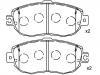 Bremsbelagsatz, Scheibenbremse Brake Pad Set:04465-50110