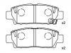 Bremsbelagsatz, Scheibenbremse Brake Pad Set:04492-22160