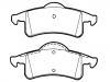 Bremsbelagsatz, Scheibenbremse Brake Pad Set:5011970AA