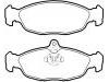 Bremsbelagsatz, Scheibenbremse Brake Pad Set:JLM21220