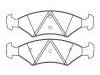 Bremsbelagsatz, Scheibenbremse Brake Pad Set:M4S55-2K021-AA