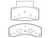 Bremsbelagsatz, Scheibenbremse Brake Pad Set:4746352