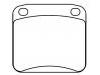 Bremsbelagsatz, Scheibenbremse Brake Pad Set:D128-7060