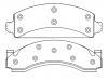 Bremsbelagsatz, Scheibenbremse Brake Pad Set:D129-7024A