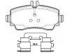 Bremsbelagsatz, Scheibenbremse Brake Pad Set:168 420 01 20