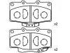 Brake Pad Set:04465-60050