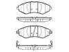 Brake Pad Set:96405129