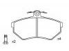 Brake Pad Set:357 698 151 B