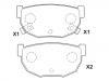 Pastillas de freno Brake Pad Set:44060-35F90