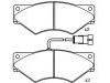 Pastillas de freno Brake Pad Set:190 6427