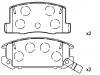 Pastillas de freno Brake Pad Set:04466-17010