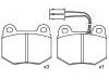 Pastillas de freno Brake Pad Set:0060 728 434