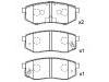 Pastillas de freno Brake Pad Set:53302-M2A01