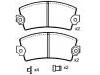 Pastillas de freno Brake Pad Set:60 00 039 184