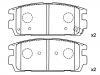 Plaquettes de frein Brake Pad Set:58302-H1A00