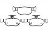 Plaquettes de frein Brake Pad Set:DFZ5-26-43ZA