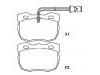 Plaquettes de frein Brake Pad Set:RTC6781