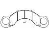 Plaquettes de frein Brake Pad Set:150428