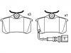 Plaquettes de frein Brake Pad Set:6Q0 698 451