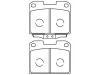 Plaquettes de frein Brake Pad Set:MB895303