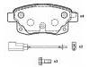 Plaquettes de frein Brake Pad Set:6C11-2M008-AC