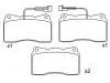 刹车片 Brake Pad Set:7 736 272 2