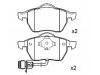 тормозная кладка Brake Pad Set:4A0 698 151