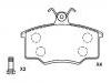 тормозная кладка Brake Pad Set:431 698 151 E