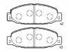 тормозная кладка Brake Pad Set:MB 295 692